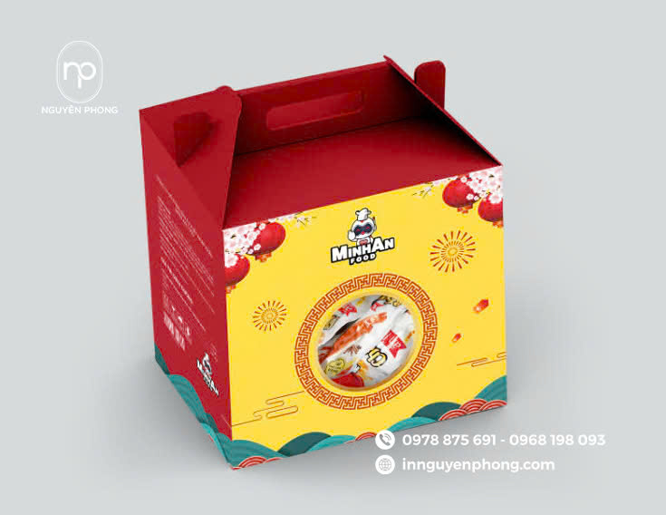 In hộp carton với màu sắc sống động